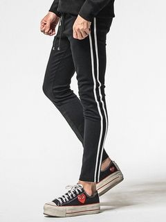 (ͽʡ12ͽ/38TH RESOUND CLOTHINGꥵɥ/SUPER TIGHT TAPERD Blind LINE PT/BLACK