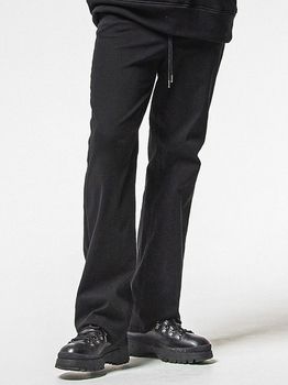 RESOUND CLOTHING���ꥵ����ɥ���������/regular taperd KING DENIM JERSEY/BLACK