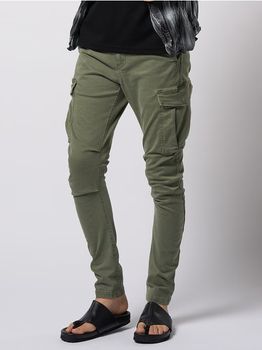wjk�����֥른��������/slim easy banana cargo pants/khaki