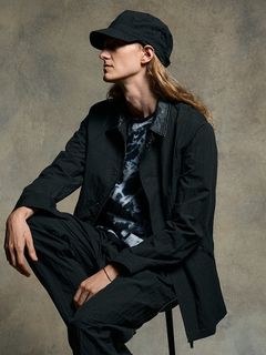 (ͽʡ23ͽ/wjk֥른/zip coverall jacket/charcoal black