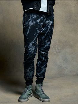 wjk�����֥른��������/tuck rib pants/mono print