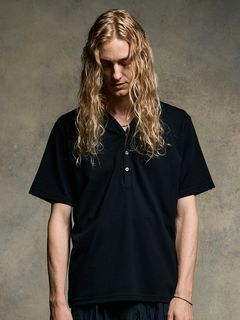 (ͽʡ34ͽ/wjk֥른/luxury cotton smart collar S/S/black