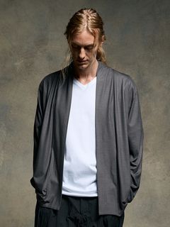 (ͽʡ12ͽ/wjk֥른/ex.comfy wool cardigan/steal gray