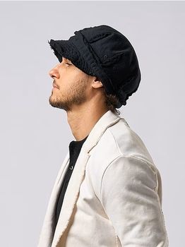 wjk�����֥른��������/jersey engineer cap/deep black