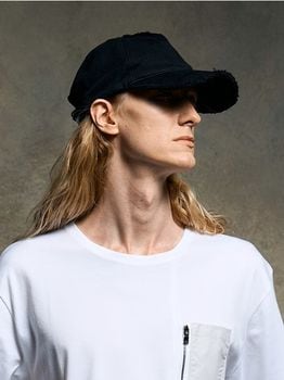 wjk�����֥른��������/jersey B.B.cap/deep black