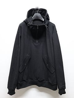 Ground Y�����饦��ɥ磻/40/20 MINI FLEECE ANORAK HOODIE/BLACK