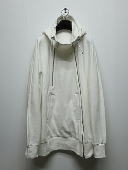 �㴰���Ground Y�����饦��ɥ磻/40/20 MINI FLEECE FOODIE/WHITE