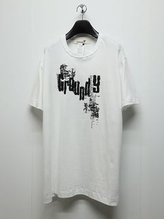 Ground Y�����饦��ɥ磻/20/- JERSEY GYLOGO T-SHIRT/WHITE