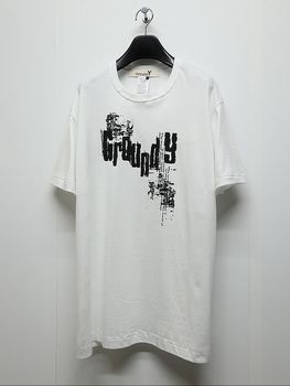 Ground Y�����饦��ɥ磻/20/- JERSEY GYLOGO T-SHIRT/WHITE