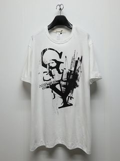 Ground Y�����饦��ɥ磻/20/- JERSEY LOGO T-SHIRT/WHITE