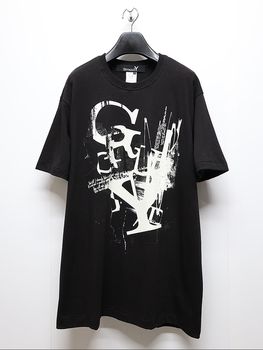 Ground Y�����饦��ɥ磻/20/- JERSEY LOGO T-SHIRT/BLACK