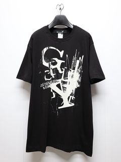Ground Y�����饦��ɥ磻/20/- JERSEY LOGO T-SHIRT/BLACK