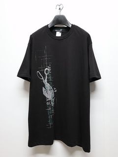 Ground Y�����饦��ɥ磻/20/- JERSEY T-SHIRT/BLACK
