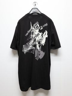 Ground Y�����饦��ɥ磻/20/- JERSEY BAT T-SHIRT/BLACK