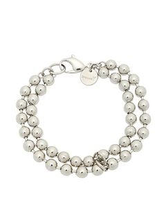 Ground Y�����饦��ɥ磻/BRASS BALL CHAIN BRACELET/SILVER