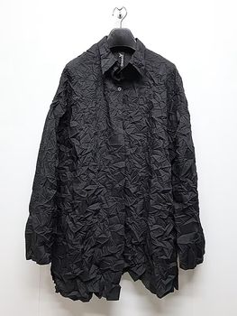�㴰���Ground Y�����饦��ɥ磻/PE SPUNLAWN DATCHED DOLMAN SHIRT/BLACK