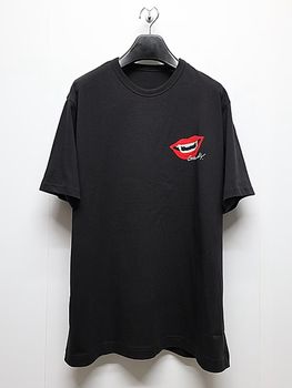 Ground Y�����饦��ɥ磻/26/- JERSEY LIP T-SHIRT/BLACK