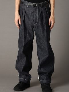 Ground Y �� EDWIN Collaboration/11OZ INDIGO DENIM PANTS/INDIGO