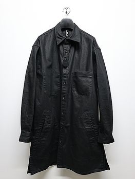 Ground Y �� EDWIN Collaboration/9OZ BLACK TWILL BLOUSE/BLACK