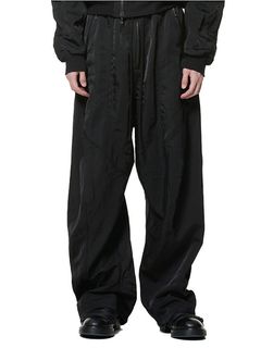 (ͽ����)5��6������ͽ��/JULIUS����ꥦ��/NYLON TWILL TROUSERS4/BLACK