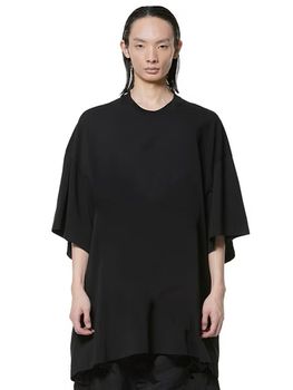 JULIUS����ꥦ��/COTTON DRY JERSEY CUT & SEWN7/BLACK