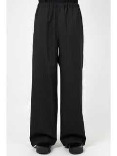LAD MUSICIAN����å� �ߥ塼�������/T/W POPLIN PINSTRIPE STRAIGHT PT/BLACK