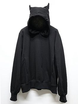 LAD MUSICIAN����å� �ߥ塼�������/24G L/B CLOTH P/O HOODIE/BLACK