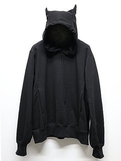 LAD MUSICIAN����å� �ߥ塼�������/24G L/B CLOTH P/O HOODIE/BLACK