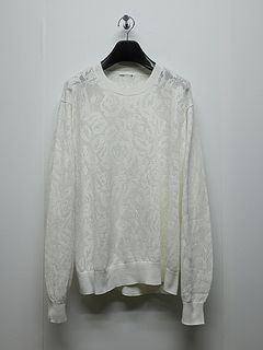 LAD MUSICIAN����å� �ߥ塼�������/FLOWER MESH PULLOVER/WHITE