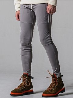 (ͽʡ34ͽ/39TH RESOUND CLOTHINGꥵɥ/SUPER TIGHT TAPERD Johnson LINE NYLON PT/GREYWH