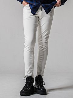 (ͽʡ23ͽ/39TH RESOUND CLOTHINGꥵɥ/regular taperd MICK DENIM JERSEY/WHITE