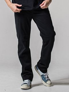 (ͽʡ23ͽ/39TH RESOUND CLOTHINGꥵɥ/SEMIWAIDE DENIM JERSEY WIDE PT/BLACK