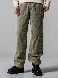 (ͽʡ34ͽ/39TH RESOUND CLOTHINGꥵɥ/SEMIWAIDE double knee PT/DKHAKI