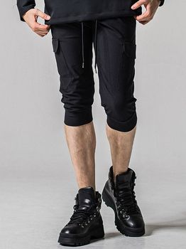 RESOUND CLOTHING���ꥵ����ɥ���������/TIGHT FIT cargo cropped PT/BLACK