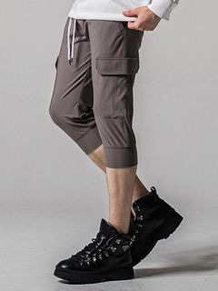 (ͽʡ45ͽ/39TH RESOUND CLOTHINGꥵɥ/TIGHT FIT cargo cropped PT/GREY