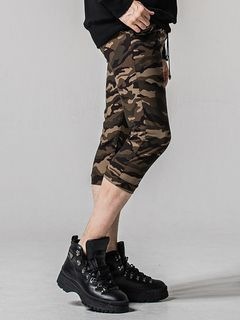 (ͽʡ45ͽ/39TH RESOUND CLOTHINGꥵɥ/TIGHT FIT RE cropped PT/CAMOKHAKI