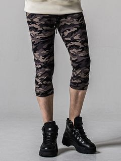 (ͽʡ45ͽ/39TH RESOUND CLOTHINGꥵɥ/TIGHT FIT RE cropped PT/CAMOBK