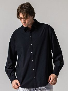 RESOUND CLOTHING���ꥵ����ɥ���������/NYLON jack shirts/BLACK