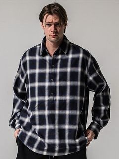 (ͽʡ34ͽ/39TH RESOUND CLOTHINGꥵɥ/pull jack shirts/NAVY