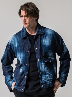 (ͽʡ34ͽ/39TH RESOUND CLOTHINGꥵɥ/LDENIM AG flight jk/INDUSED