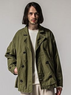 (ͽʡ23ͽ/39TH RESOUND CLOTHINGꥵɥ/LOOSE FIT MV OVER PCOAT/KHAKI