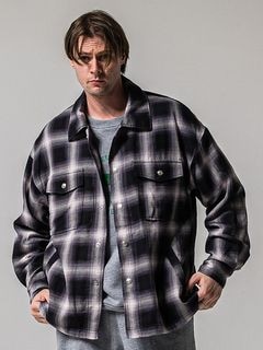 (ͽʡ23ͽ/39TH RESOUND CLOTHINGꥵɥ/50S check JK/BLACK