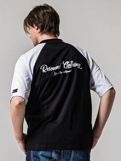 (ͽʡ45ͽ/39TH RESOUND CLOTHINGꥵɥ/BACK RC raglan OVER TEE/BKWH