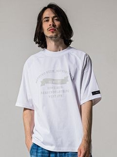 (ͽʡ45ͽ/39TH RESOUND CLOTHINGꥵɥ/college raglan OVER TEE/WHITE