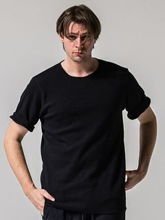 (ͽʡ34ͽ/39TH RESOUND CLOTHINGꥵɥ/CUT OFF thermal T/BLACK