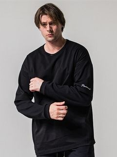 (ͽʡ23ͽ/39TH RESOUND CLOTHINGꥵɥ/LOOSE FIT fake layered waffle longsleave/BLACK