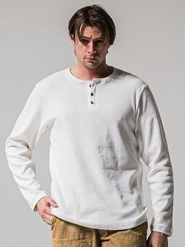 RESOUND CLOTHING���ꥵ����ɥ���������/WAFFLE HENRY/WHITE