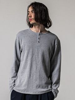 (ͽʡ12ͽ/39TH RESOUND CLOTHINGꥵɥ/WAFFLE HENRY/GREY