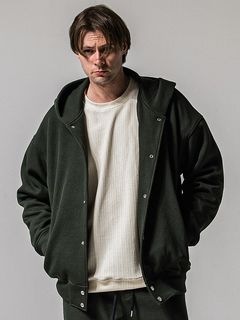 (ͽʡ12ͽ/39TH RESOUND CLOTHINGꥵɥ/AZE Varsity hoodie/KHAKI