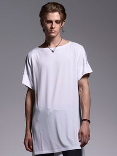 (ͽ���ʡ�3��4������ͽ��/kiryuyrik������奦����奦/BEATENJIKU Boat Neck Flare-T/White